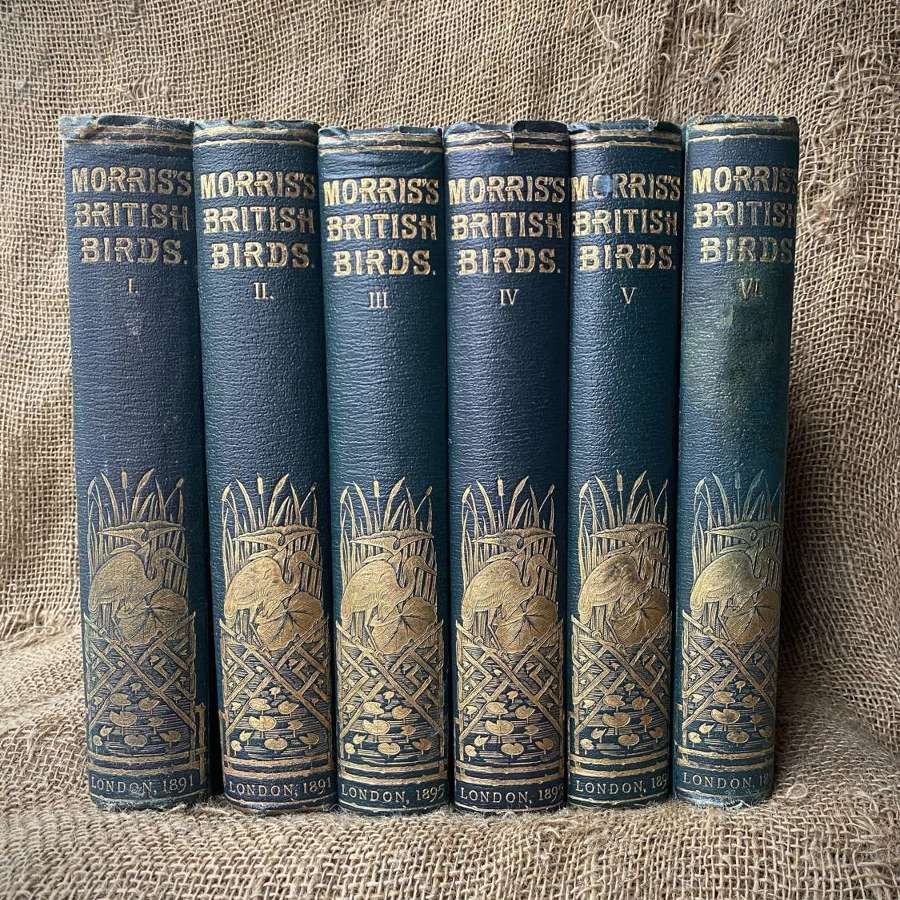 Morris's A History Of British Birds 1891 Complete 6 Volumes