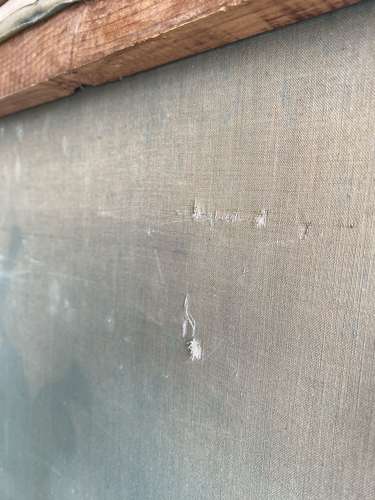 A historically important antique WW1 Roll Of Honour painting on cotton