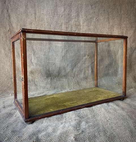 Antique Edwardian shop advertising display cabinet