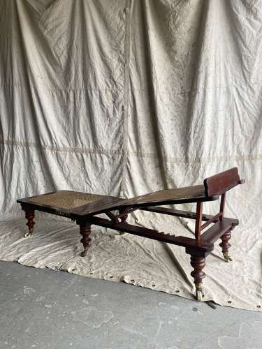 An antique 19th century portable Ilkley couch by Robinson & Sons