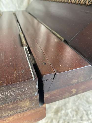An antique 19th century portable Ilkley couch by Robinson & Sons