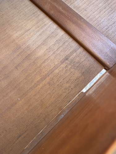 An antique 19th century mahogany campaign chest of drawers