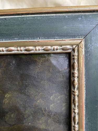 Two antique 18th century oil paintings on copper of Homer's Odyssey
