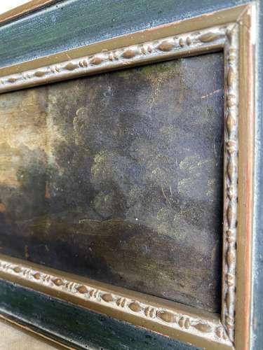 Two antique 18th century oil paintings on copper of Homer's Odyssey