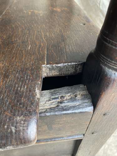 A charming antique 18th century Welsh panelled oak box settle
