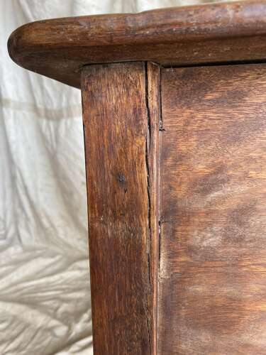 An antique Victorian mahogany Bookbinder’s book press table