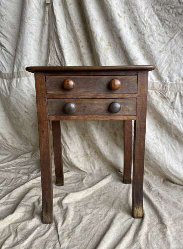 An antique Victorian mahogany Bookbinder’s book press table