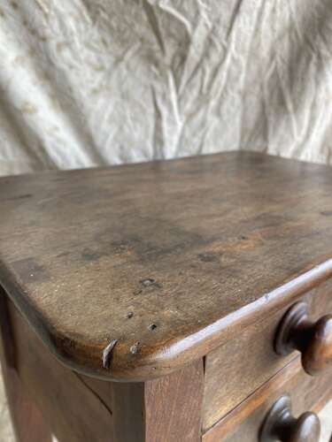 An antique Victorian mahogany Bookbinder’s book press table