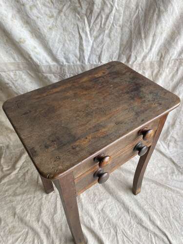 An antique Victorian mahogany Bookbinder’s book press table