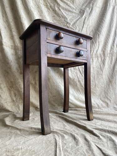 An antique Victorian mahogany Bookbinder’s book press table