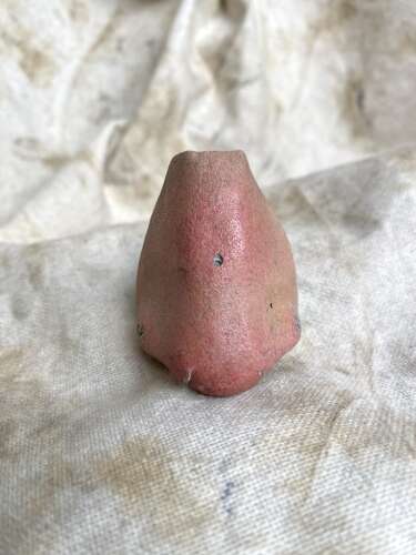 A rare antique WW1 hand painted soldier's prosthetic nose