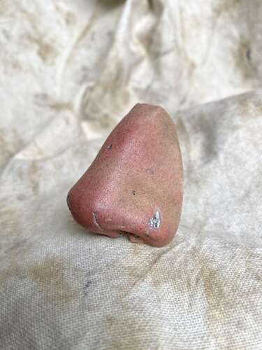 A rare antique WW1 hand painted soldier's prosthetic nose