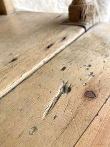 Impressive country house antique 19th century pine high back settle bench