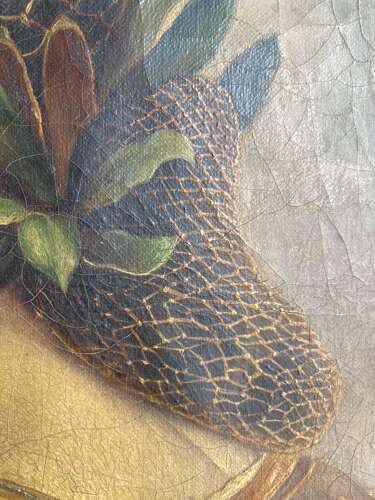 Antique oil on canvas after Carl Christian Vogel von Vogelstein Far away thoughts