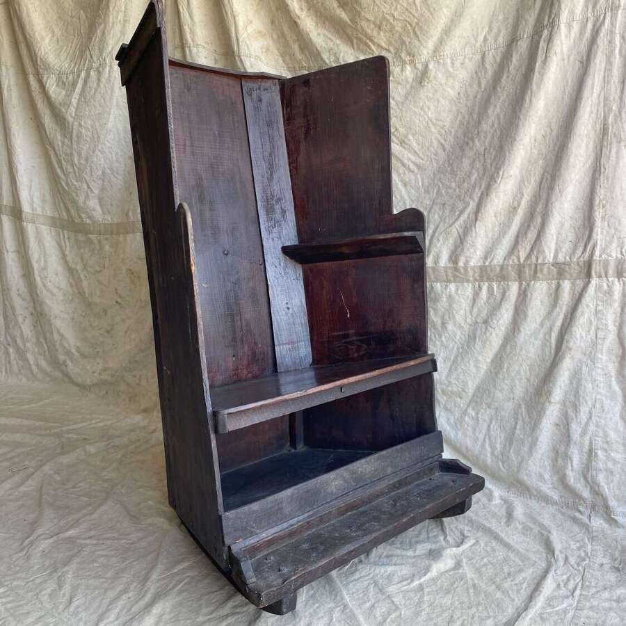 An antique 19th century rare vernacular Irish lambing chair