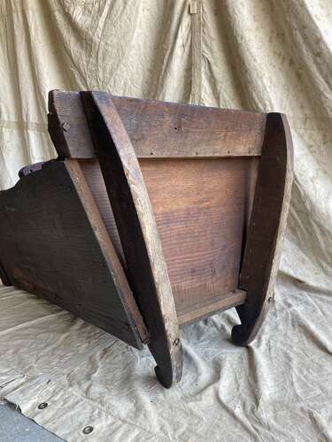 An antique 19th century rare vernacular Irish lambing chair