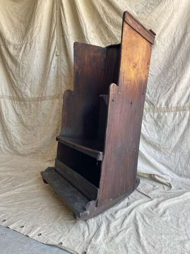 An antique 19th century rare vernacular Irish lambing chair