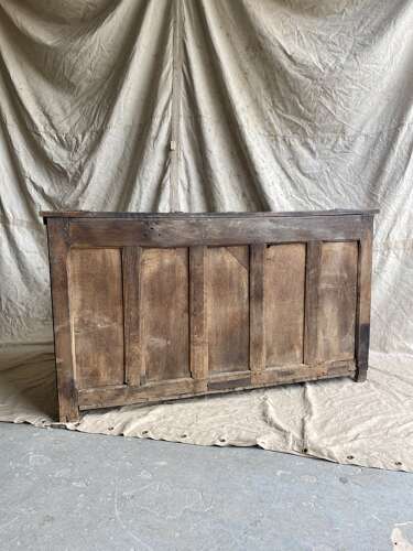 An antique 17th century James II oak coffer circa 1686