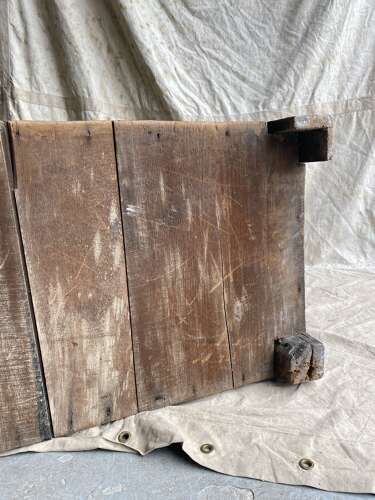 An antique 17th century James II oak coffer circa 1686