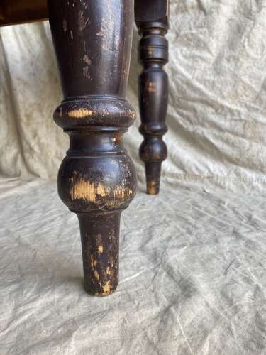 An antique 19th century pine scrub top scullery table