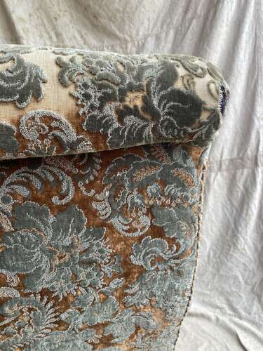 A Scottish antique Victorian Howard style deep seat country house armchair