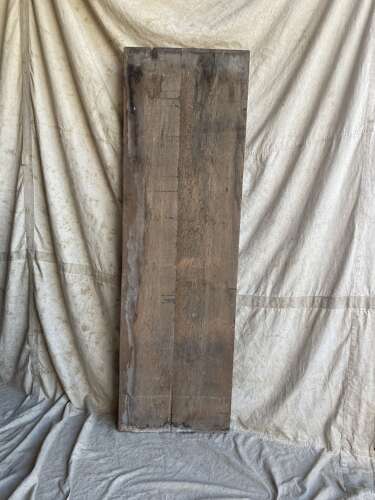 An 18th century antique ecclesiastical painted wooden panel of saint Matthias the Apostle