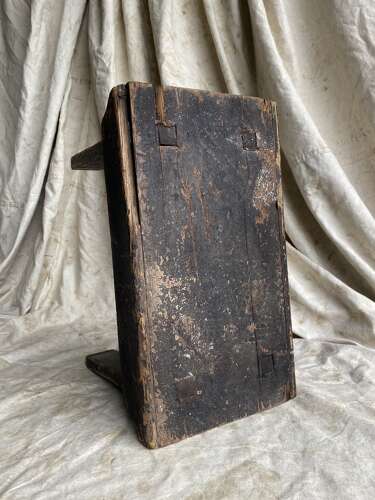 A sturdy 19th century antique Scottish pine creepie stool