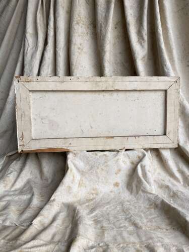 A 1950s vintage hand painted wooden banana factory sign