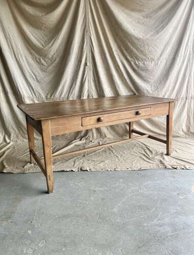 A stunning Irish 19th century antique pine kitchen prep table