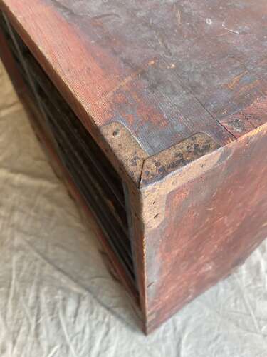 A Japanese Meiji period antique Tansu chest