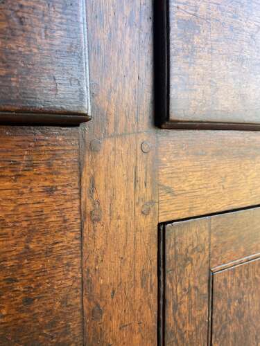 A Georgian Welsh oak antique dog kennel dresser