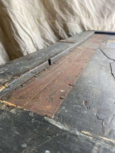 An interesting pair of late 19th century antique pine campaign packing case cupboards