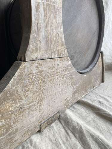 An antique rare Scottish 19th century pine whisky barrel stand with oak barrels