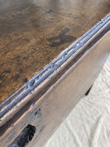 A rare Elizabeth I 16th century antique West Country boarded oak chest