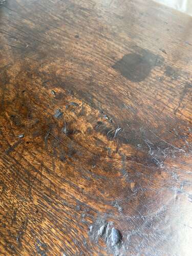 A rare Elizabeth I 16th century antique West Country boarded oak chest