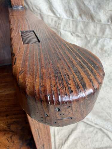A Georgian Welsh antique pitch pine settle