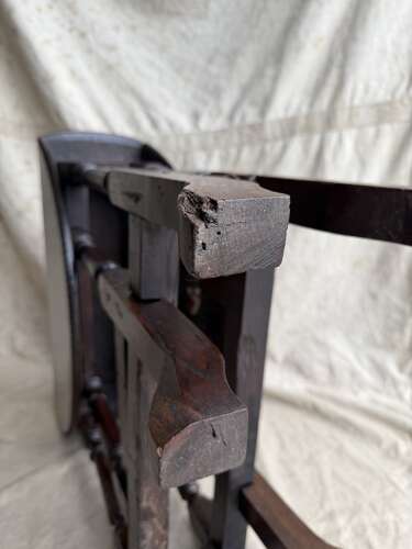 A small antique early 18th century oak gateleg table