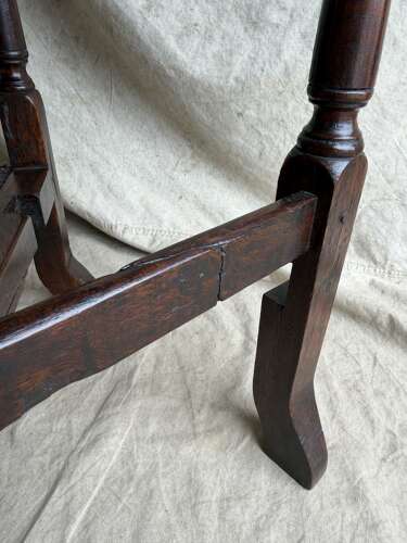 A small antique early 18th century oak gateleg table