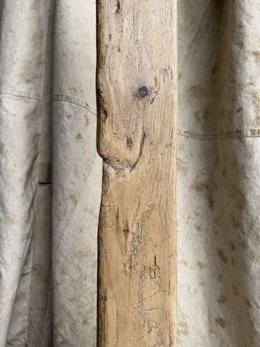 An antique 19th century Welsh vernacular pine knife sharpening board
