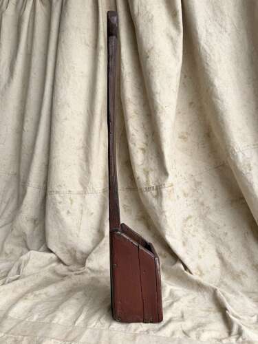 An antique 19th century Welsh vernacular pine knife sharpening board