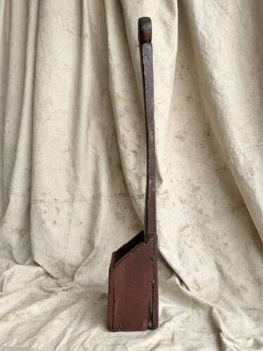 An antique 19th century Welsh vernacular pine knife sharpening board