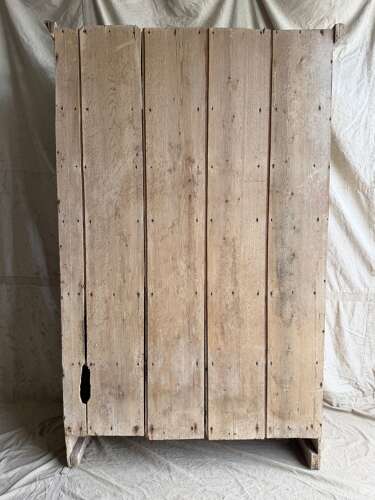A 19th century Irish pine one piece antique dresser