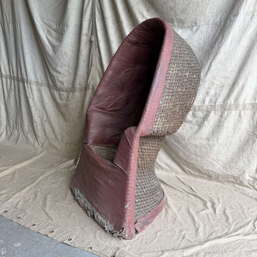 A rare 19th century antique Welsh folk art lipwork chair