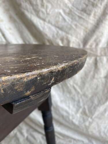 An unusual Welsh antique 19th century pine cricket table