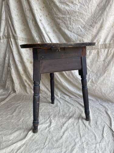 An unusual Welsh antique 19th century pine cricket table