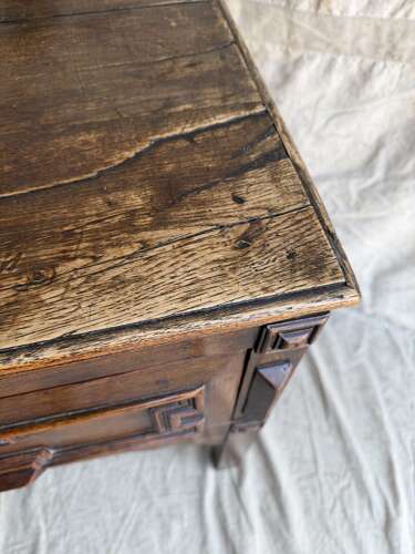 A 19th century antique country house oak low dresser