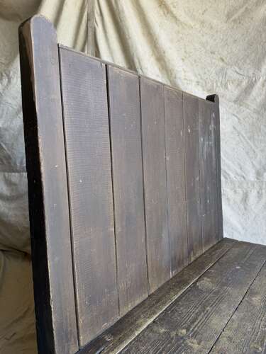 A rare 19th century antique Welsh vernacular farmhouse box settle