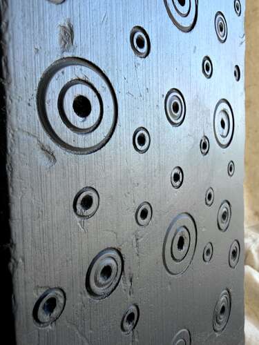 A 19th century antique Welsh carved folk art slate panel