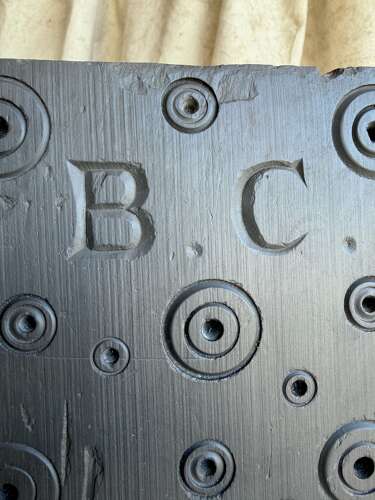 A 19th century antique Welsh carved folk art slate panel