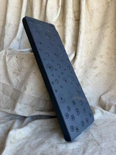 A 19th century antique Welsh carved folk art slate panel